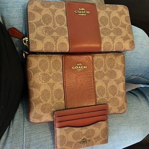 Coach wallet and wristlet